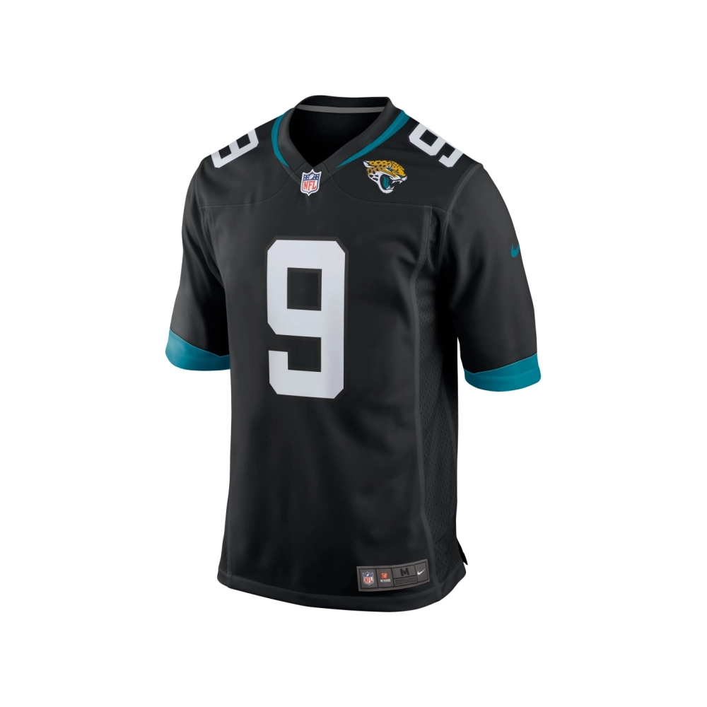 Mens Jacksonville Jaguars Logan Cooke Black Game Jersey