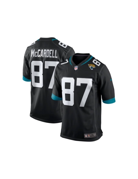 Mens Jacksonville Jaguars Keenan McCardell Black Game Retired Player Jersey