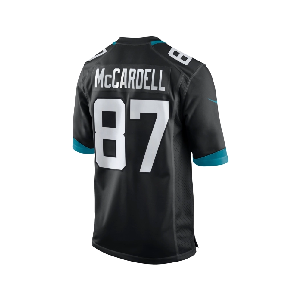 Mens Jacksonville Jaguars Keenan McCardell Black Game Retired Player Jersey
