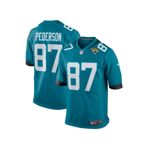 Mens Jacksonville Jaguars Josh Pederson Teal Team Game Jersey