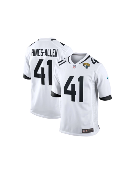 Mens Jacksonville Jaguars Josh Hines-Allen White Player Game Jersey