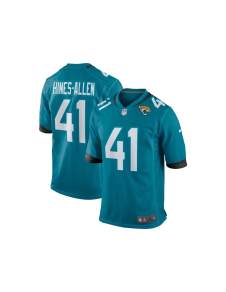 Mens Jacksonville Jaguars Josh Hines-Allen Teal Player Game Jersey