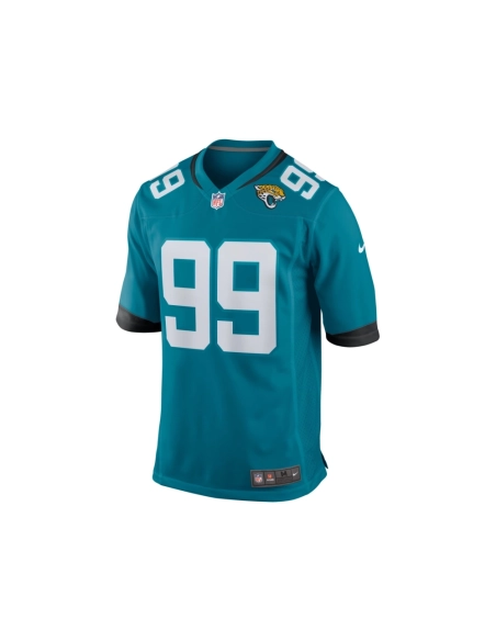 Mens Jacksonville Jaguars Jeremiah Ledbetter Teal Home Game Player Jersey