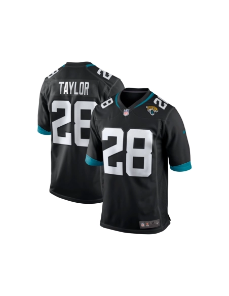 Mens Jacksonville Jaguars Fred Taylor Black Game Retired Player Jersey