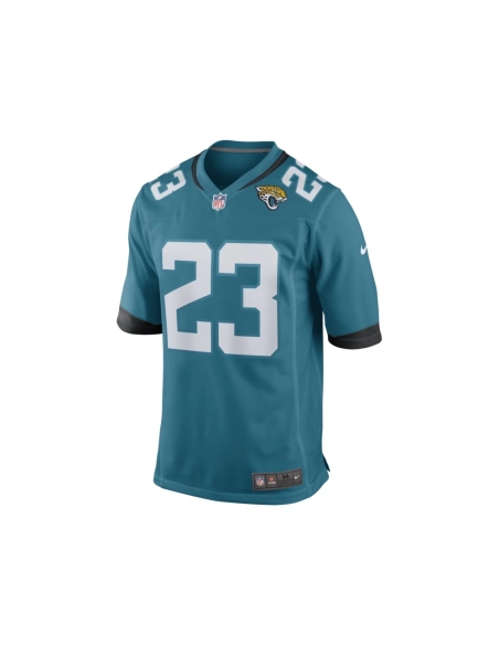 Mens Jacksonville Jaguars Foyesade Oluokun Teal Game Player Jersey