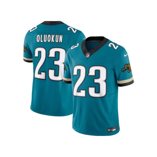 Mens Jacksonville Jaguars Foye Oluokun Teal Prowler Throwback Vapor F.U.S.E. Limited Jersey