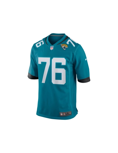 Mens Jacksonville Jaguars Ezra Cleveland Teal Game Jersey