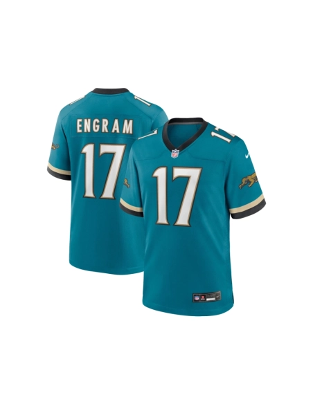 Mens Jacksonville Jaguars Evan Engram Teal Prowler Throwback Player Game Jersey