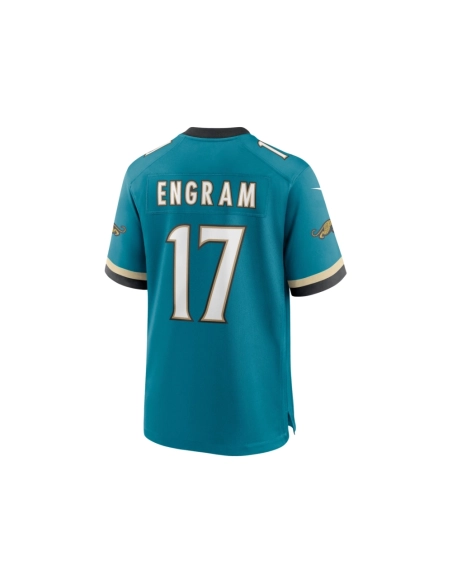 Mens Jacksonville Jaguars Evan Engram Teal Prowler Throwback Player Game Jersey