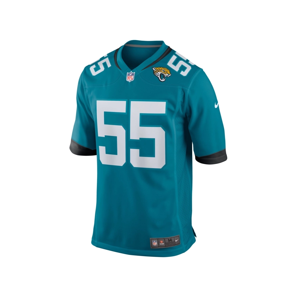 Mens Jacksonville Jaguars Dequan Jackson Teal Game Jersey