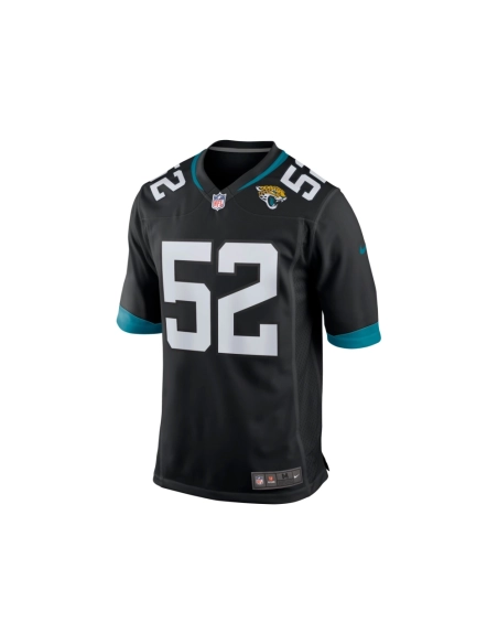 Mens Jacksonville Jaguars DaVon Hamilton Black Game Jersey