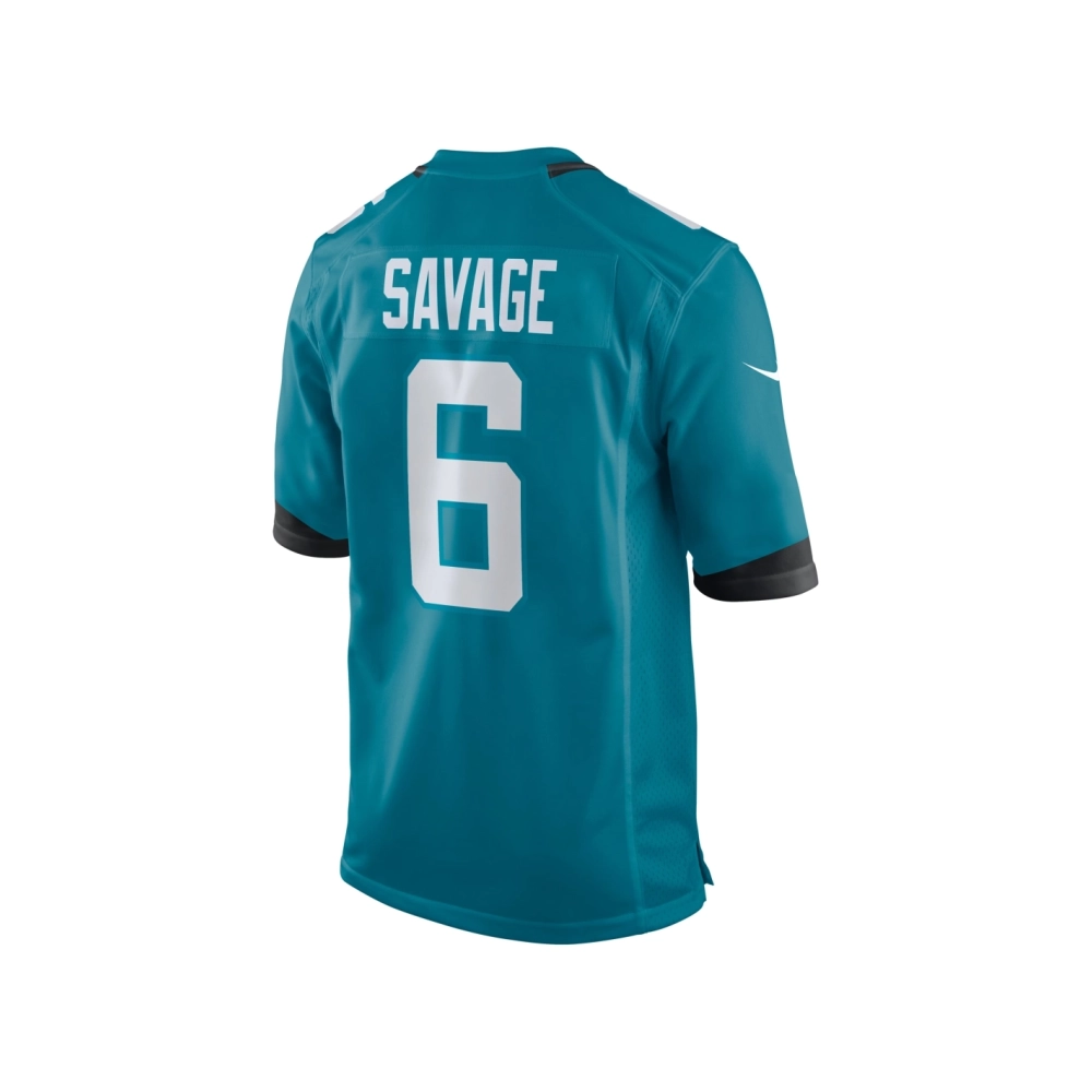 Mens Jacksonville Jaguars Darnell Savage Teal Team Game Jersey