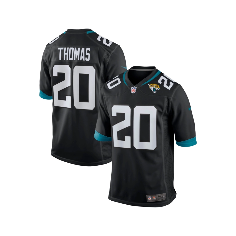 Mens Jacksonville Jaguars Daniel Thomas Black Game Jersey
