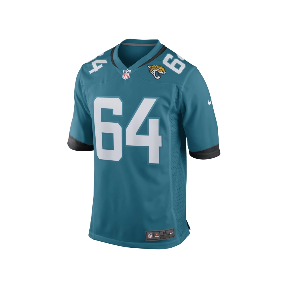 Mens Jacksonville Jaguars Coy Cronk Teal Game Player Jersey
