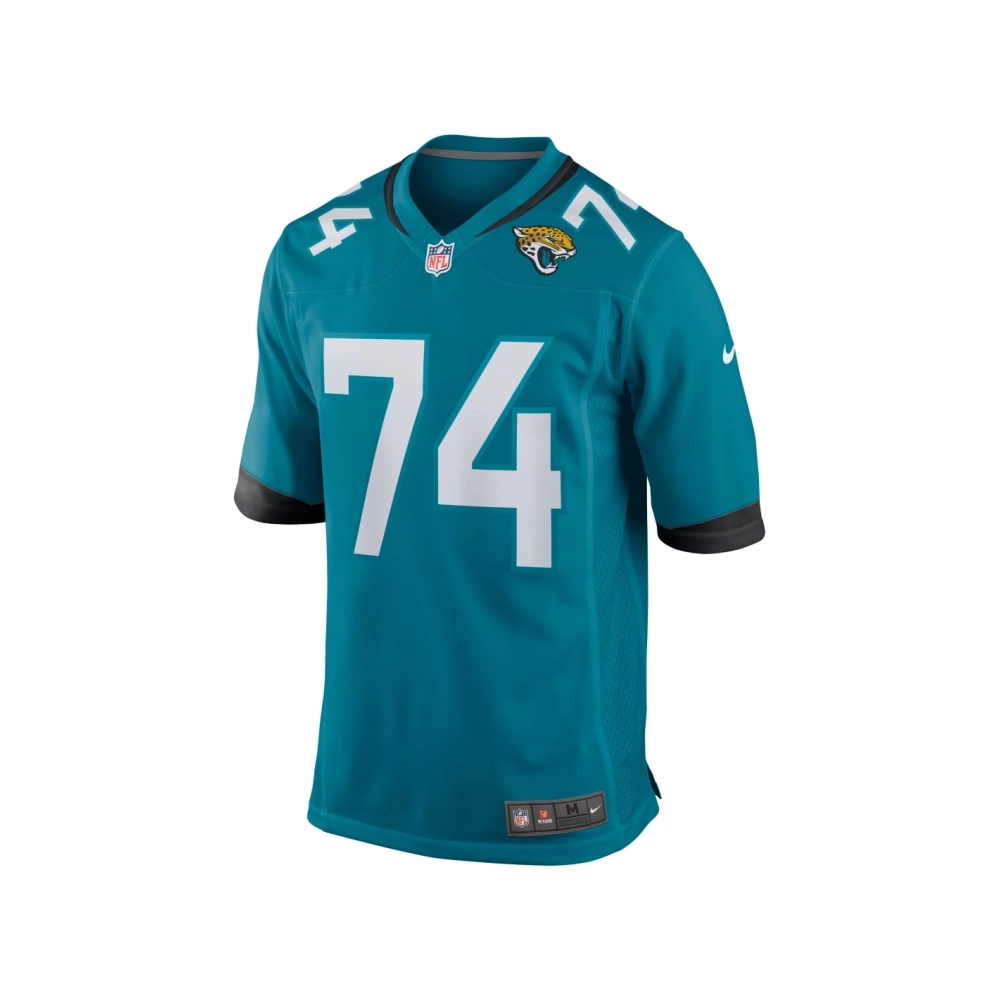 Mens Jacksonville Jaguars Cam Robinson Teal Game Jersey