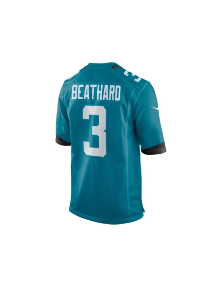 Mens Jacksonville Jaguars C.J. Beathard Teal Game Jersey