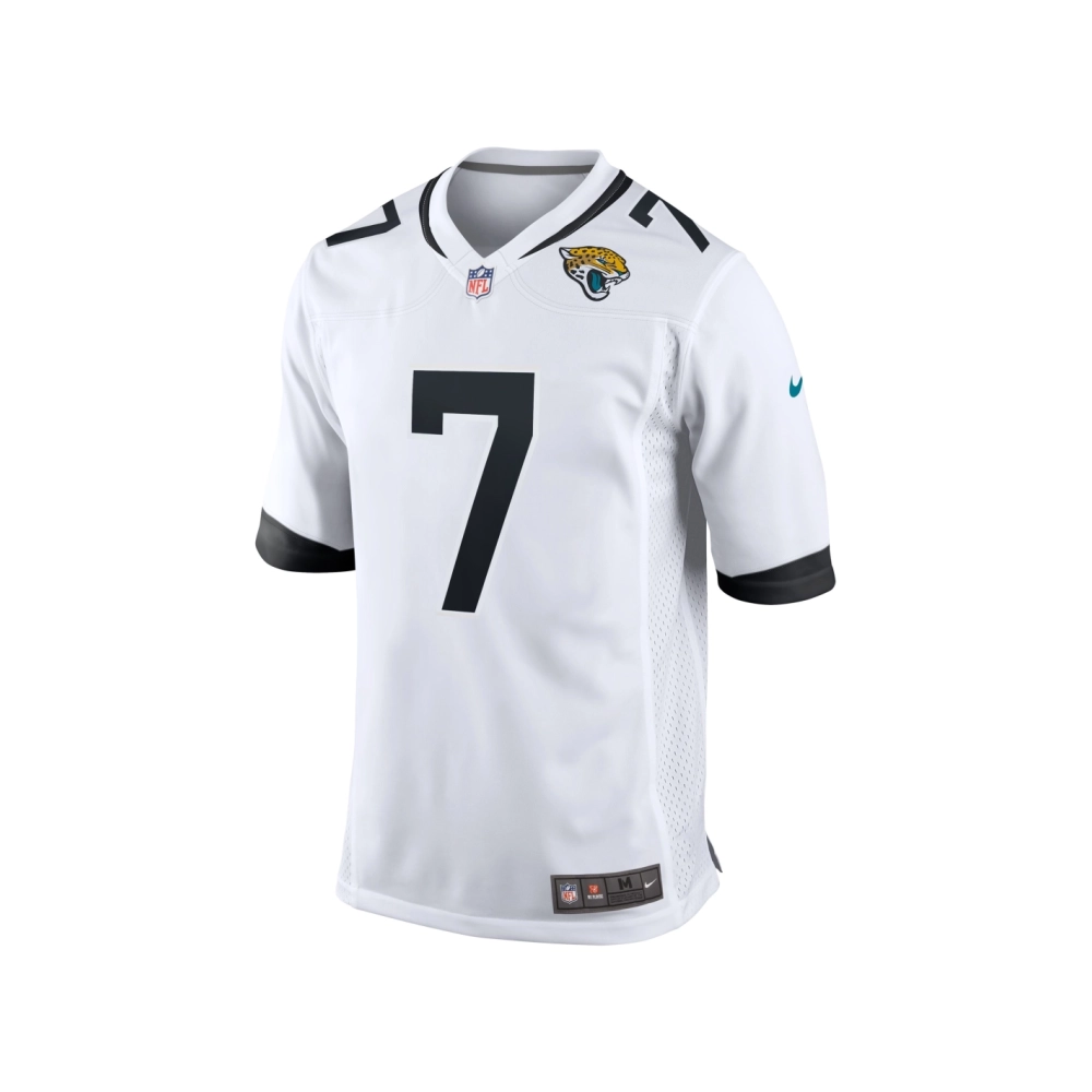 Mens Jacksonville Jaguars Byron Leftwich White Retired Player Game Jersey