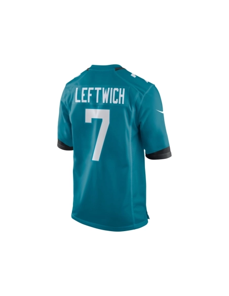 Mens Jacksonville Jaguars Byron Leftwich Teal Retired Player Game Jersey