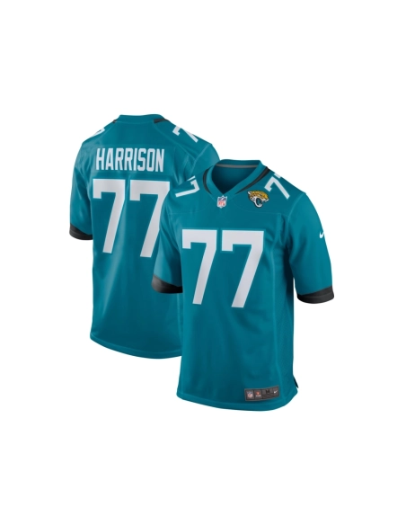 Mens Jacksonville Jaguars Anton Harrison Teal 2023 NFL Draft First Round Pick Game Jersey