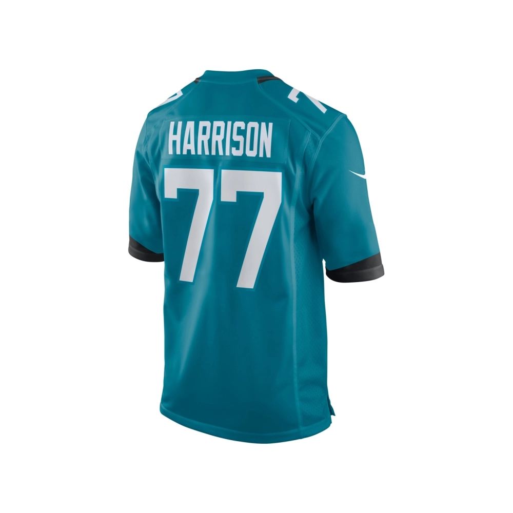 Mens Jacksonville Jaguars Anton Harrison Teal 2023 NFL Draft First Round Pick Game Jersey