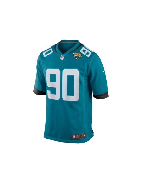 Mens Jacksonville Jaguars Angelo Blackson Teal Team Game Jersey