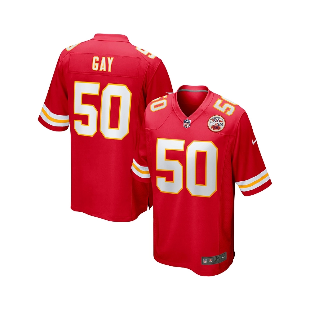 Mens Kansas City Chiefs Willie Gay Red Game Jersey