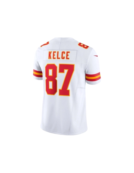 Mens Kansas City Chiefs Travis Kelce White Vapor F.U.S.E. Limited Jersey
