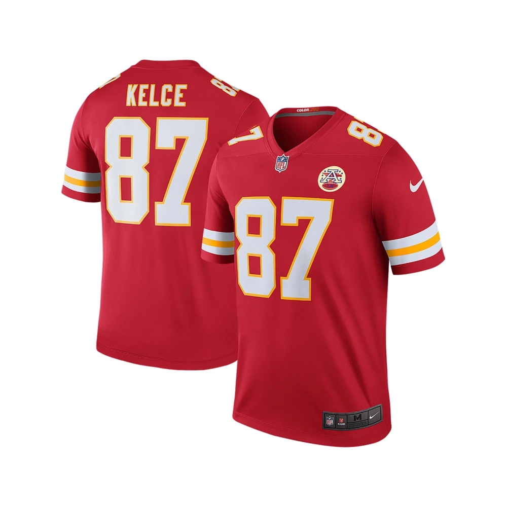Mens Kansas City Chiefs Travis Kelce Red Legend Jersey