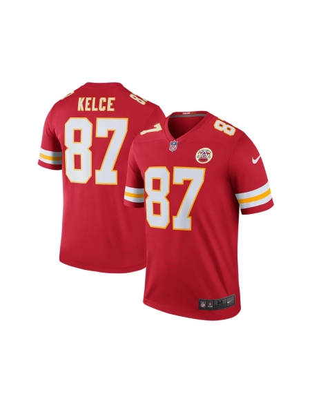 Mens Kansas City Chiefs Travis Kelce Red Legend Jersey