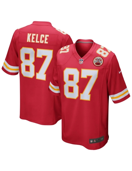 Mens Kansas City Chiefs Travis Kelce Red Game Jersey