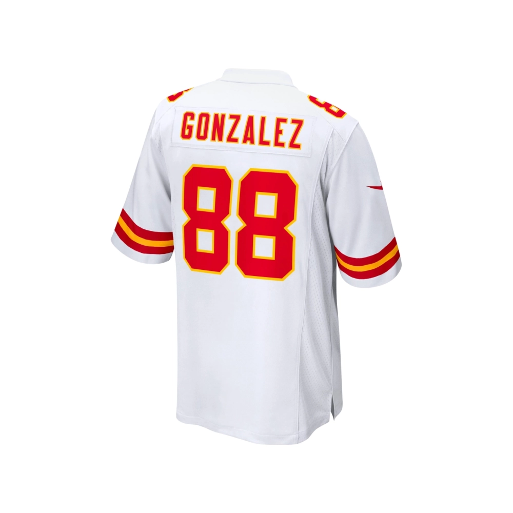 Mens Kansas City Chiefs Tony Gonzalez White Retired Player Game Jersey