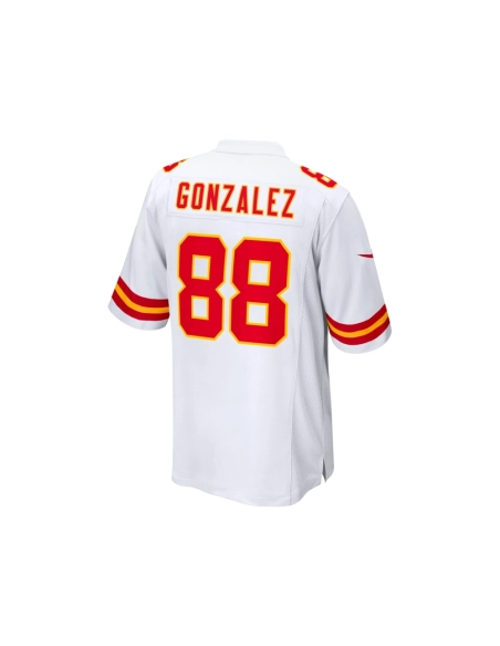 Mens Kansas City Chiefs Tony Gonzalez White Retired Player Game Jersey