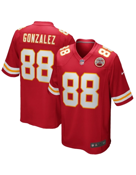 Mens Kansas City Chiefs Tony Gonzalez Red Game Retired Player Jersey