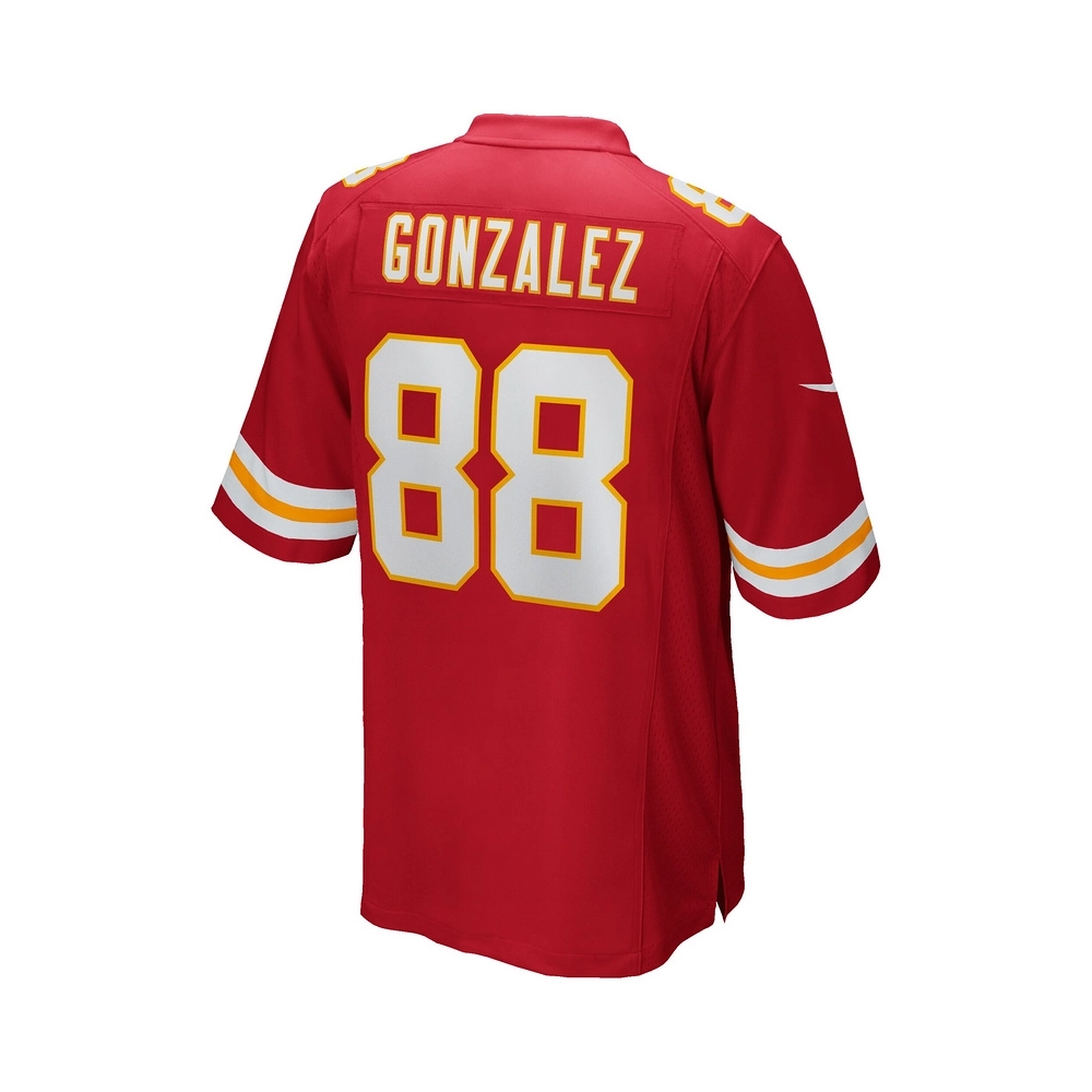 Mens Kansas City Chiefs Tony Gonzalez Red Game Retired Player Jersey