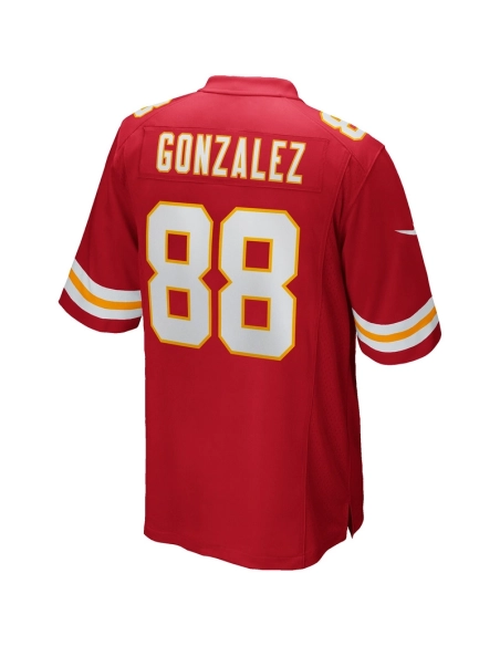 Mens Kansas City Chiefs Tony Gonzalez Red Game Retired Player Jersey