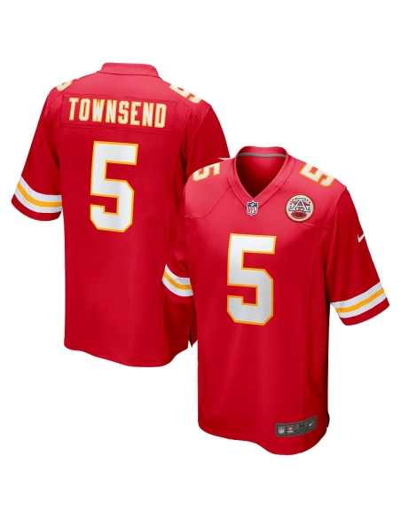 Mens Kansas City Chiefs Tommy Townsend Red Game Jersey
