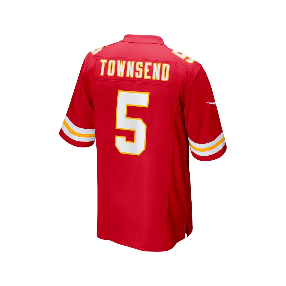 Mens Kansas City Chiefs Tommy Townsend Red Game Jersey