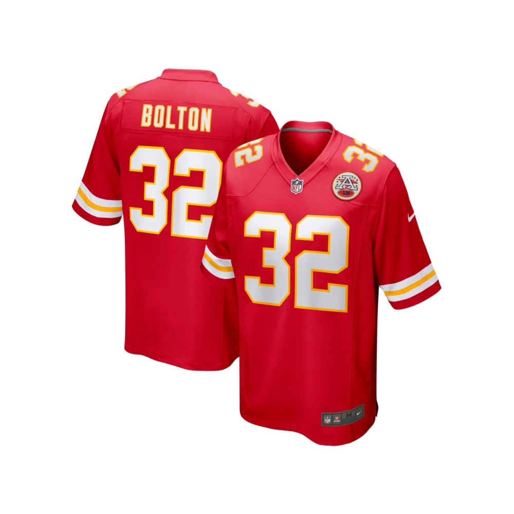 Mens Kansas City Chiefs Nick Bolton Red Game Jersey