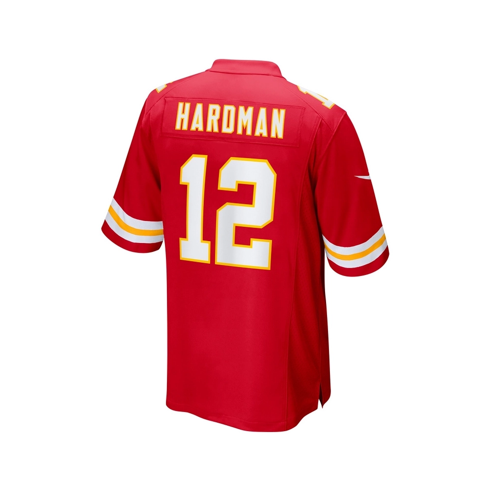 Mens Kansas City Chiefs Mecole Hardman Red Game Jersey
