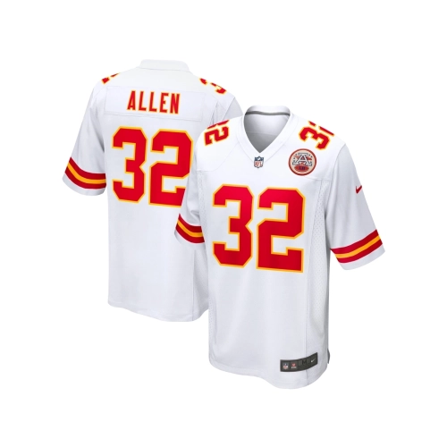 Mens Kansas City Chiefs Marcus Allen White Retired Player Game Jersey