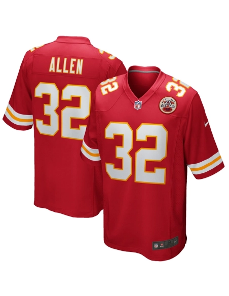 Mens Kansas City Chiefs Marcus Allen Red Game Retired Player Jersey