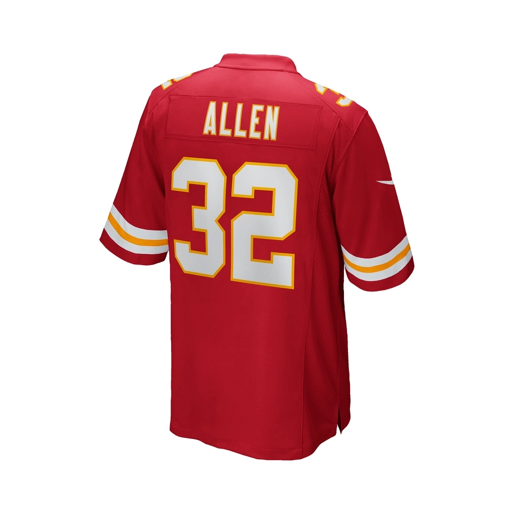 Mens Kansas City Chiefs Marcus Allen Red Game Retired Player Jersey