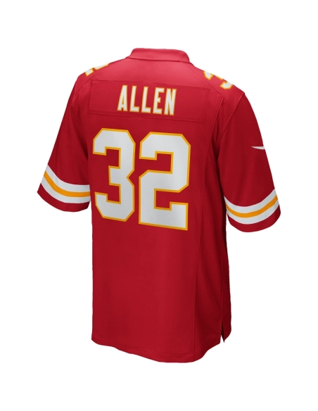 Mens Kansas City Chiefs Marcus Allen Red Game Retired Player Jersey