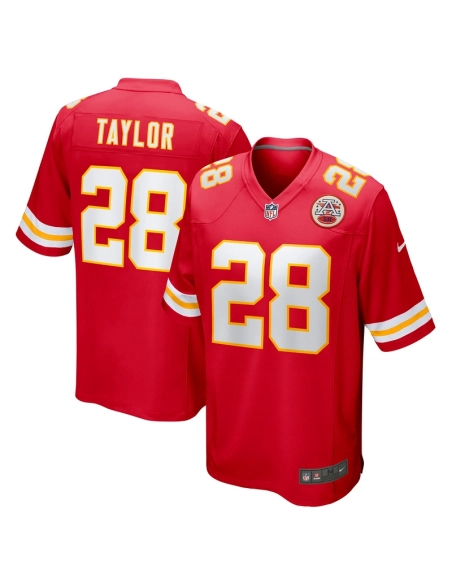 Mens Kansas City Chiefs Keith Taylor Red Team Game Jersey