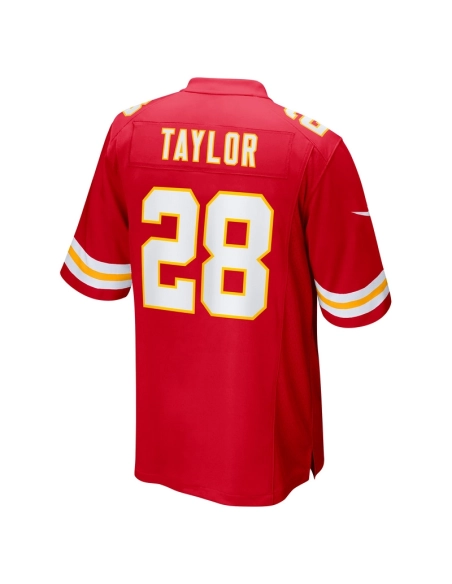 Mens Kansas City Chiefs Keith Taylor Red Team Game Jersey