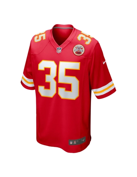 Mens Kansas City Chiefs Jaylen Watson Red Game Player Jersey