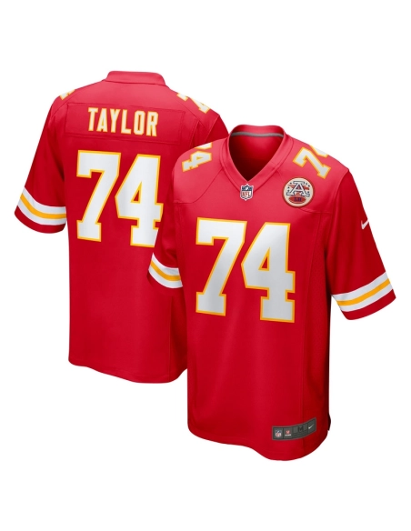 Mens Kansas City Chiefs Jawaan Taylor Red Game Player Jersey