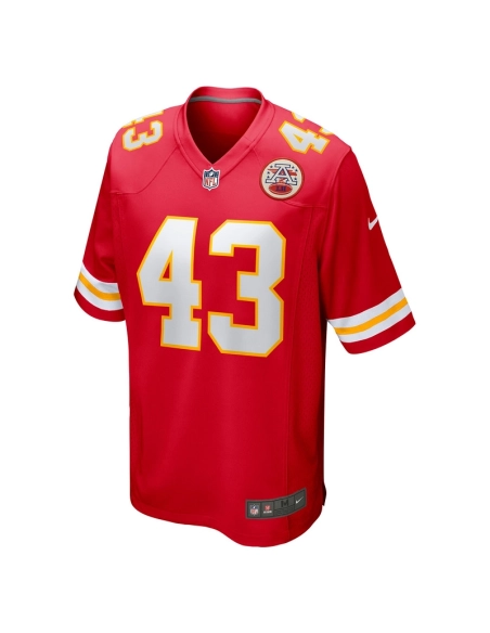 Mens Kansas City Chiefs Jack Cochrane Red Game Player Jersey