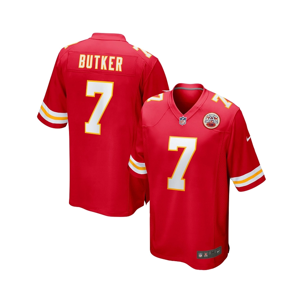Mens Kansas City Chiefs Harrison Butker Red Game Jersey