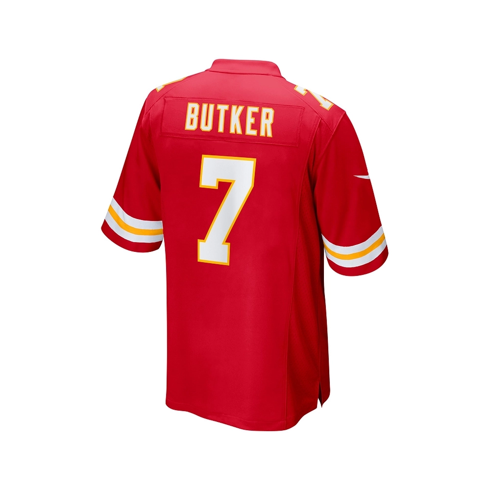 Mens Kansas City Chiefs Harrison Butker Red Game Jersey